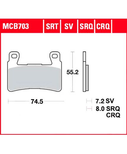 TRW Колодки дисковые передние Фото 2