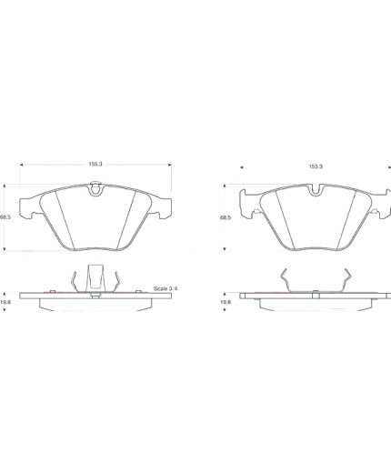 TRW Колодки дисковые передние Фото 2