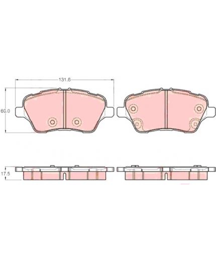 TRW Колодки дисковые Фото 2