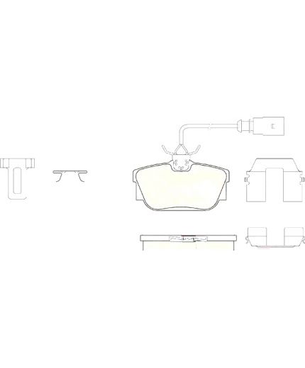 TRW Колодки дисковые