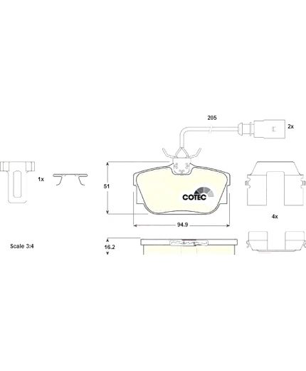 TRW Колодки дисковые Фото 2