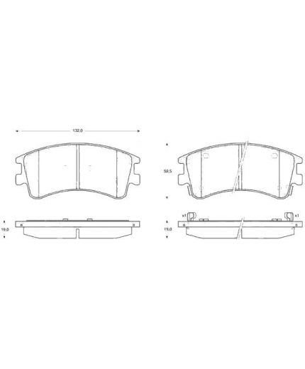TRW Колодки дисковые передние Фото 2