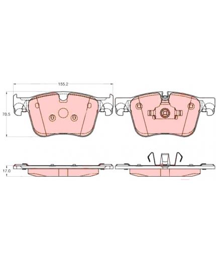 TRW Колодки дисковые Фото 2