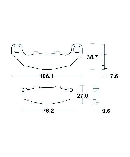 TRW Колодки дисковые передние Фото 2