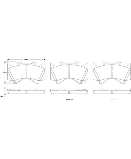TRW Колодки дисковые передние Фото 3