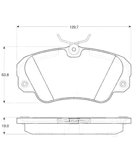 TRW Колодки дисковые передние Фото 2
