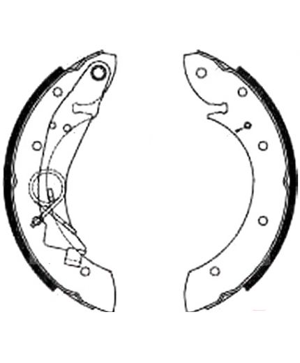 TRW Колодки барабанные задние