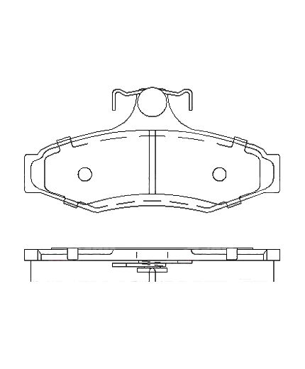Patron Колодки дисковые задние