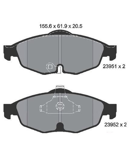 Textar Колодки дисковые Фото 2