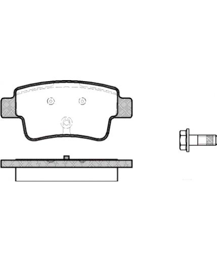 REMSA Колодки дисковые