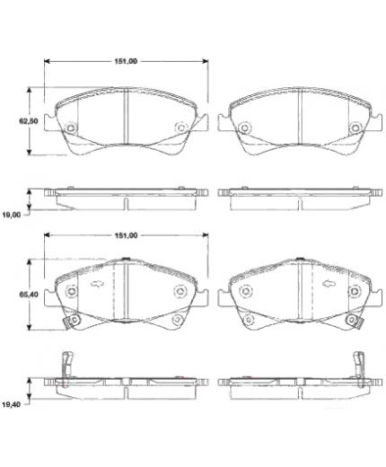 TRW Колодки дисковые передние Фото 2