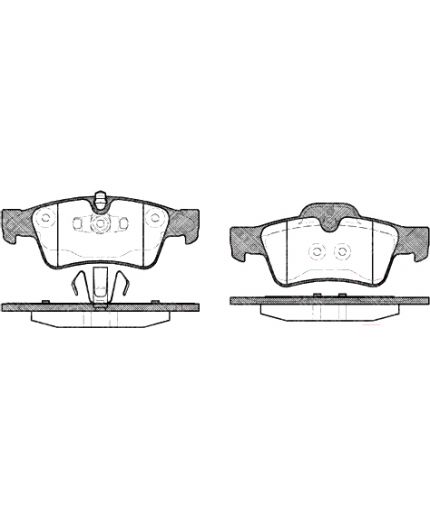 Stellox Колодки дисковые задние
