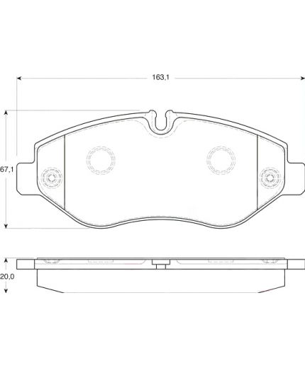 TRW Колодки дисковые передние Фото 2