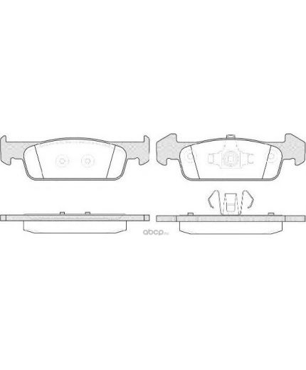 REMSA Колодки дисковые