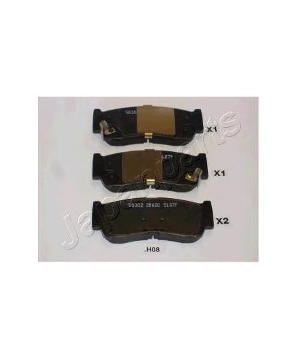Japanparts Колодки дисковые задние