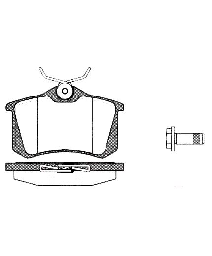 Stellox Колодки дисковые задние