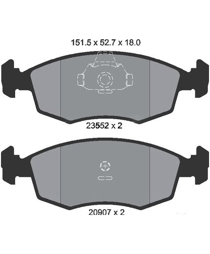 Textar Колодки дисковые