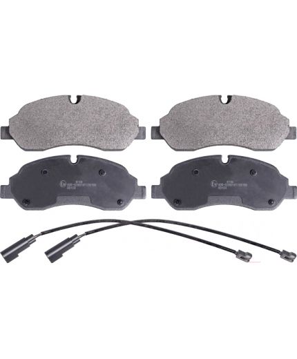 Stellox Колодки дисковые передние, с антискрипящими пластинами