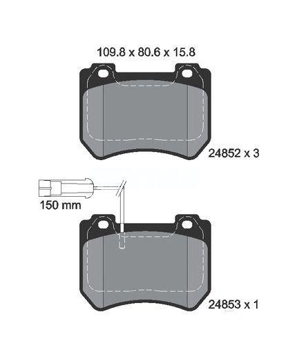 Textar Колодки дисковые Фото 2