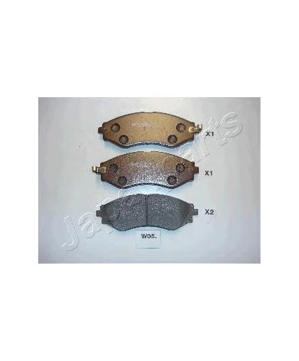 Japanparts Колодки дисковые передние