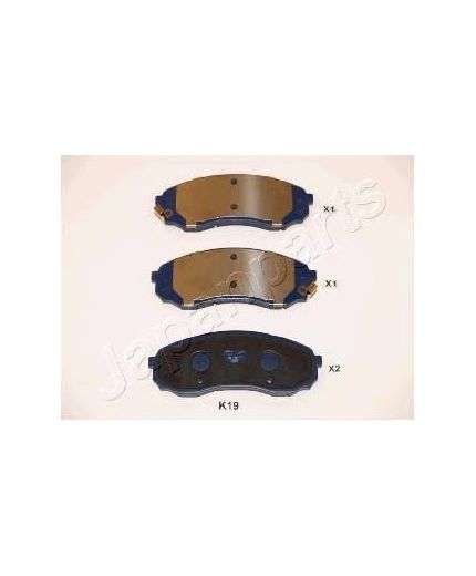 Japanparts Колодки дисковые передние