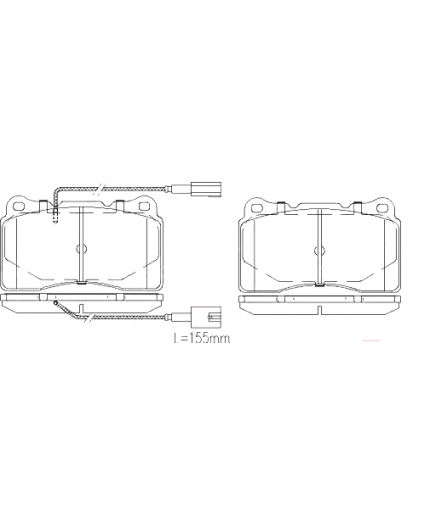 Patron Колодки дисковые передние