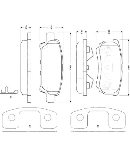 TRW Колодки дисковые Фото 2