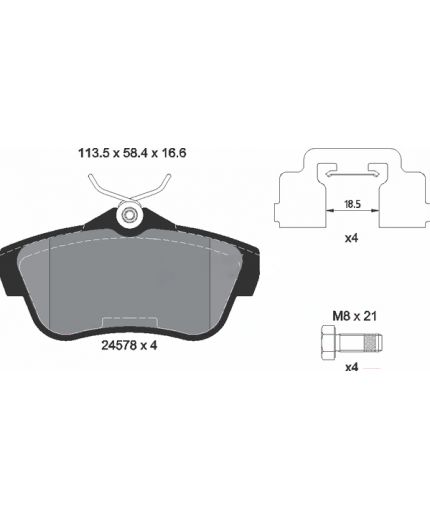 Textar Колодки дисковые