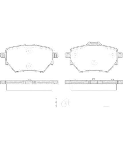 REMSA Колодки дисковые