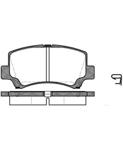 REMSA Колодки дисковые