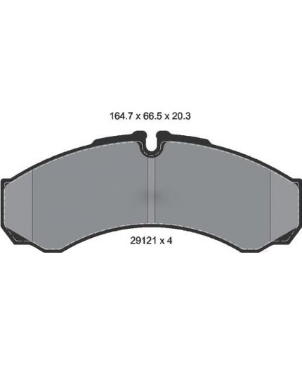 Textar Колодки дисковые задние