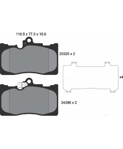 Textar Колодки дисковые передние Фото 3