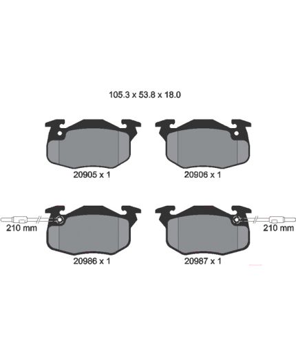 Textar Колодки дисковые Фото 2