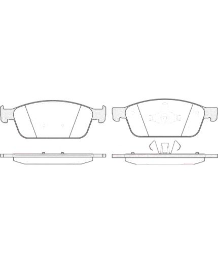 REMSA Колодки дисковые