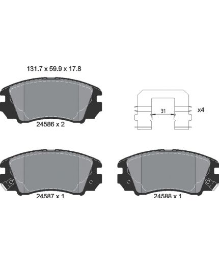 Textar Колодки дисковые
