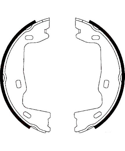 TRW Колодки барабанные задние