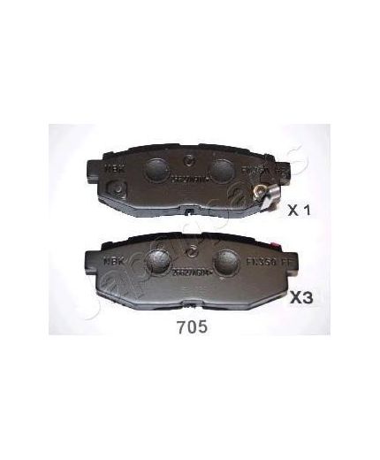 Japanparts Колодки дисковые задние