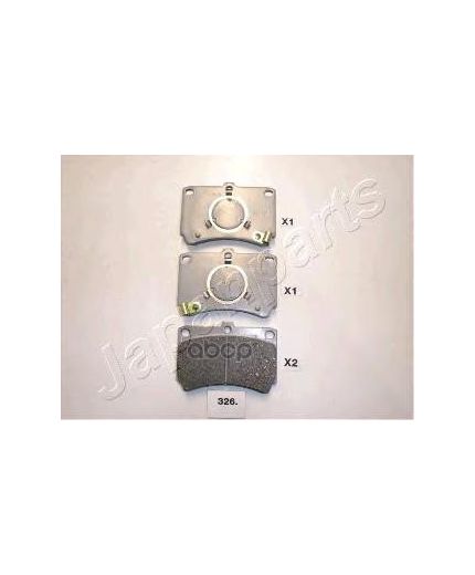 Japanparts Колодки дисковые передние