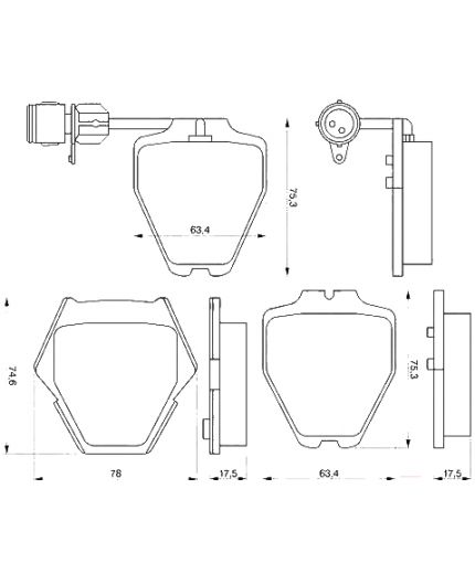 BOSCH Колодки дисковые передние