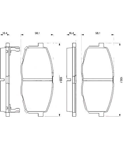 BOSCH Колодки дисковые передние Фото 4