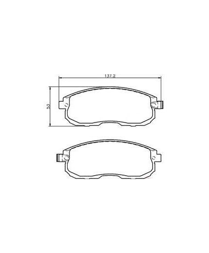 Stellox Колодки дисковые задние