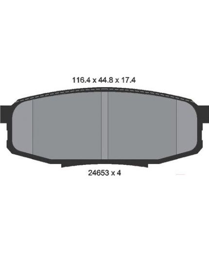 Textar Колодки дисковые задние Фото 2