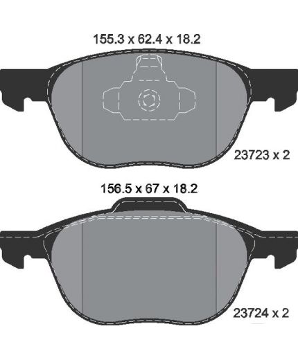 Textar Колодки дисковые передние Фото 2