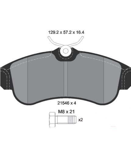 Textar Колодки дисковые передние Фото 2