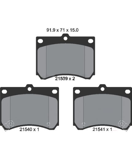Textar Колодки дисковые