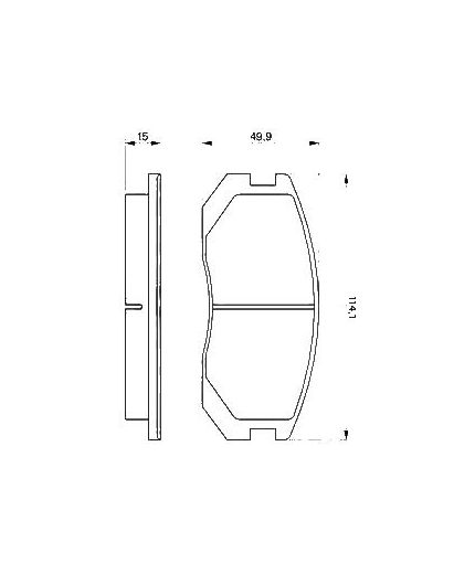 BOSCH Колодки дисковые передние
