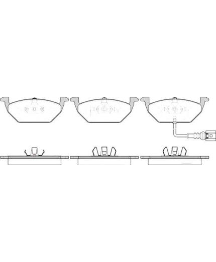 REMSA Колодки дисковые Фото 2