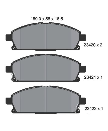 Textar Колодки дисковые передние
