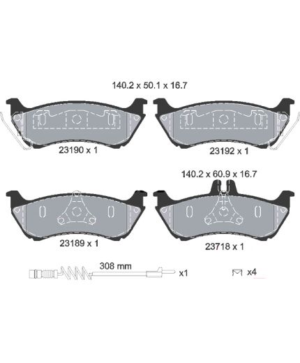 Textar Колодки дисковые