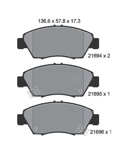 Textar Колодки дисковые передние Фото 2